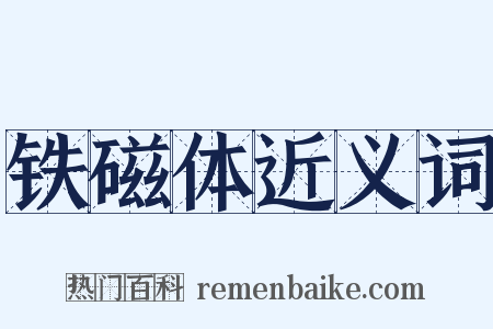 铁磁体近义词是什么意思的图片